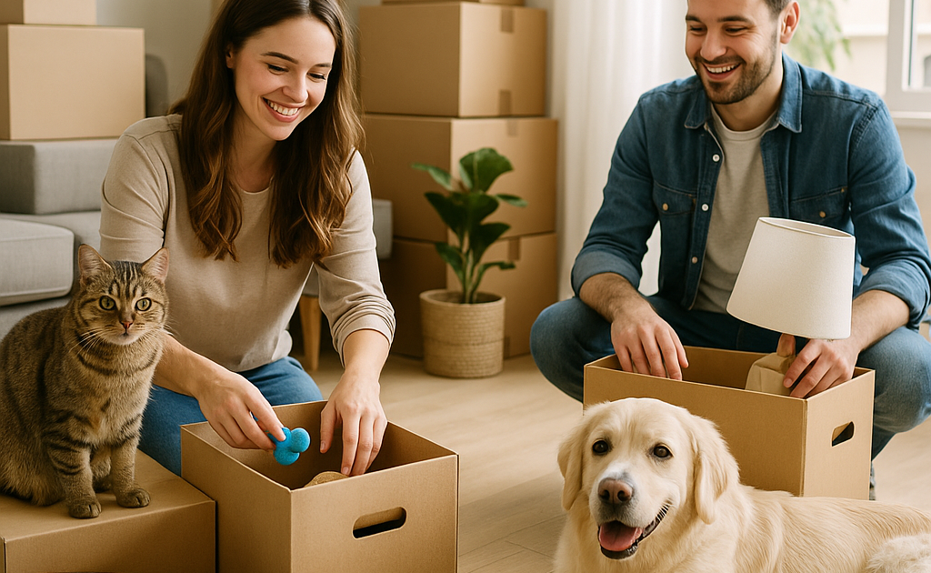 Trasloco casa con animali domestici senza stress