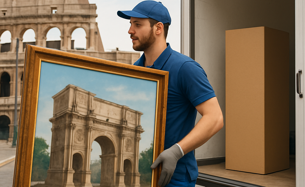 Come trasportare opere d’arte a Roma