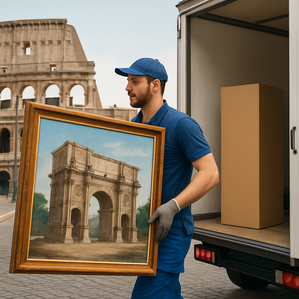 Come trasportare opere d’arte a Roma