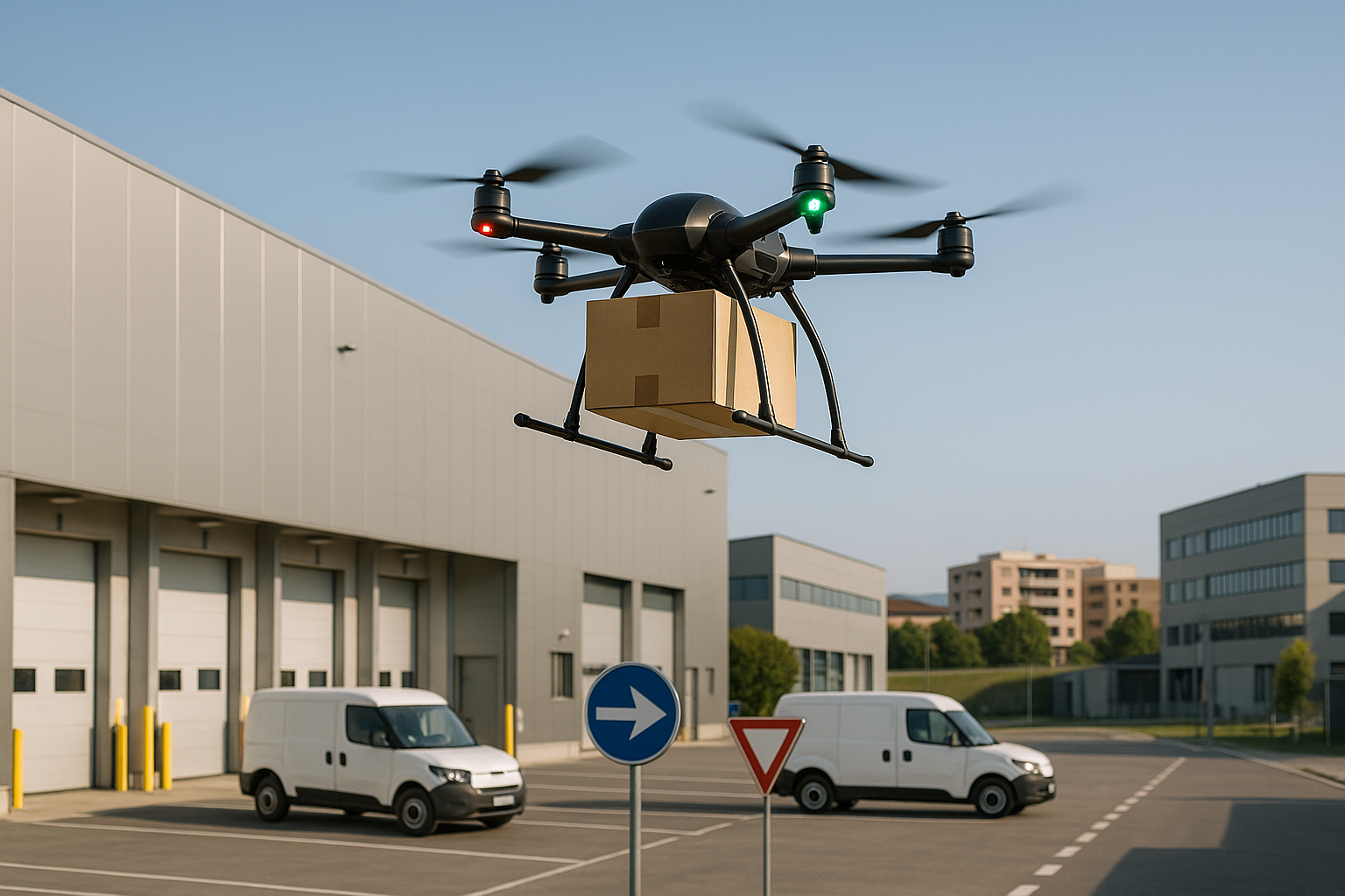 Droni merci Italia logistica