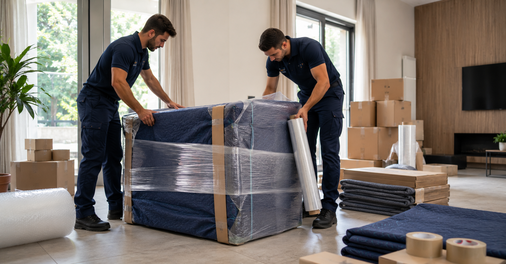 Come imballare i mobili per un trasloco